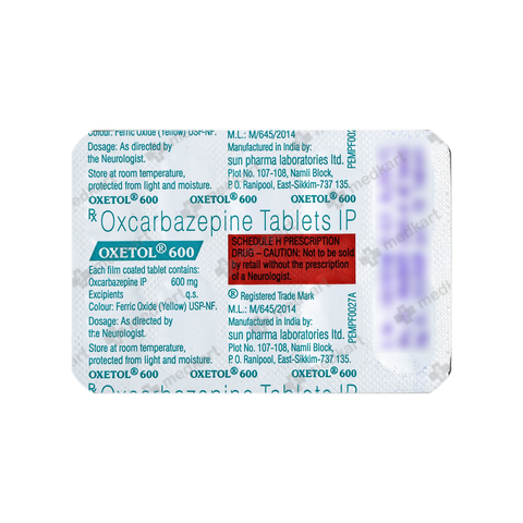 OXETOL 600MG TABLET 10'S