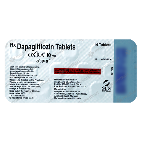 OXRA 10MG TABLET 14'S
