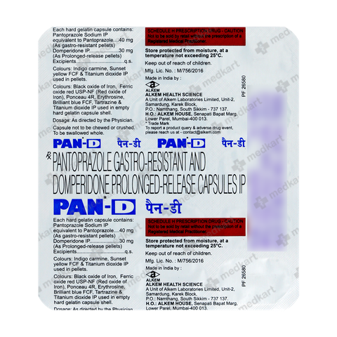 PAN D price