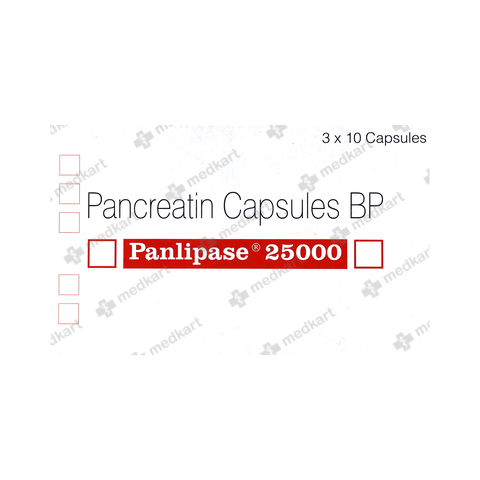 PANLIPASE 25000 CAPSULE 10'S