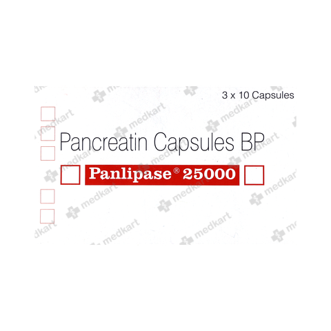 Panlipase 25000 Capsule 10's – Price, Uses & Side Effects