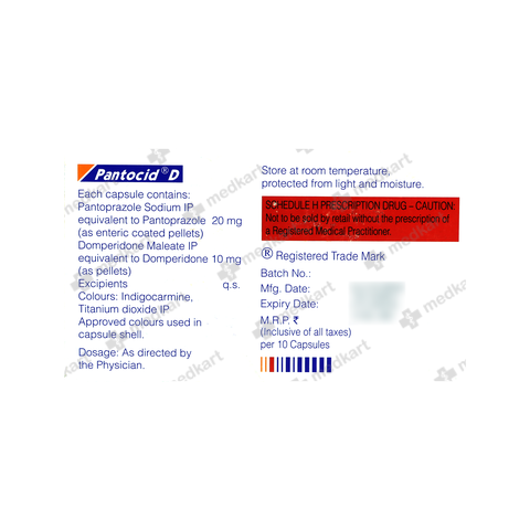 Buy PANTOCID D Online at Medkart
