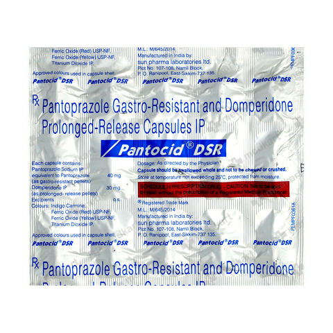 PANTOCID DSR CAPSULE 15'S, Price, Composition & Generic Alternatives ...