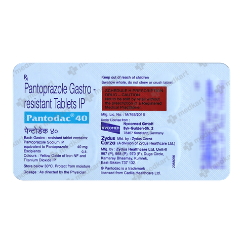 PANTODAC 40MG TABLET 15'S