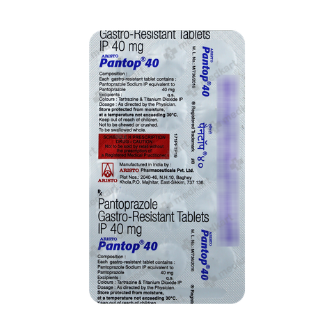 PANTOP 40MG TABLET 15'S