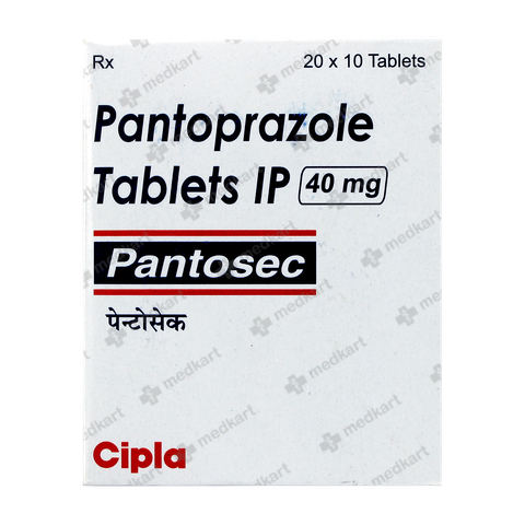 PANTOSEC 40MG TABLET 10'S