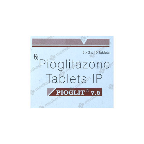 PIOGLIT 7.5MG TABLET 10'S