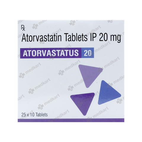 ATORVASTATUS 20MG TABLET 10'S