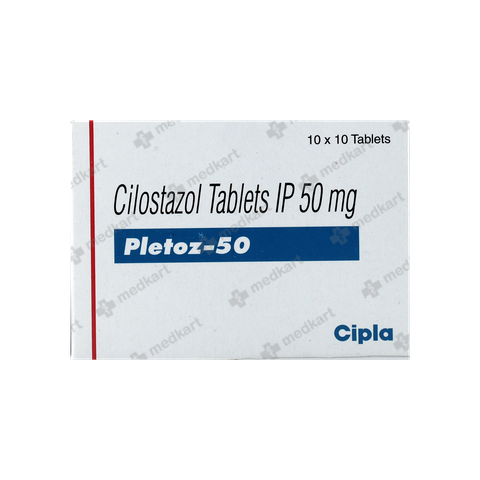 PLETOZ 50MG TABLET 10'S
