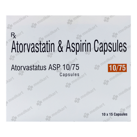 ATORVASTATUS ASP 10/75MG TABLET 15'S