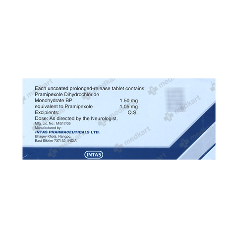 PRAMIROL SR 1.05MG TABLET 10'S