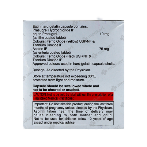 PRASITA A 10MG CAPSULE 10'S