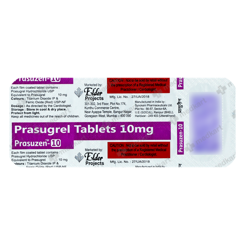 PRASUZEN 10MG TABLET 10'S
