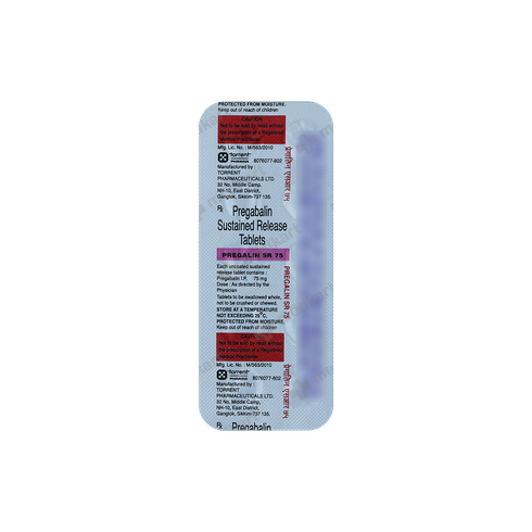 PREGALIN SR 75MG TABLET 10'S
