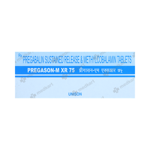 PREGASON M XR 75MG TABLET 10'S
