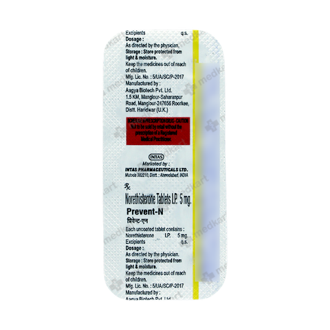 Buy PREVENT N  Online at Medkart