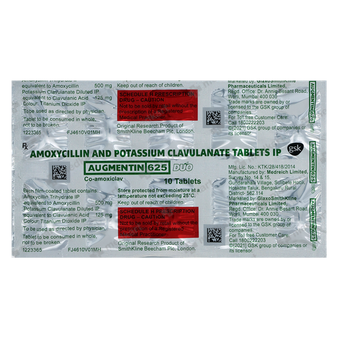 AUGMENTIN DUO price