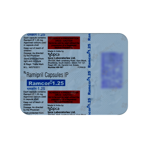 RAMCOR 1.25MG CAPSULE 10'S
