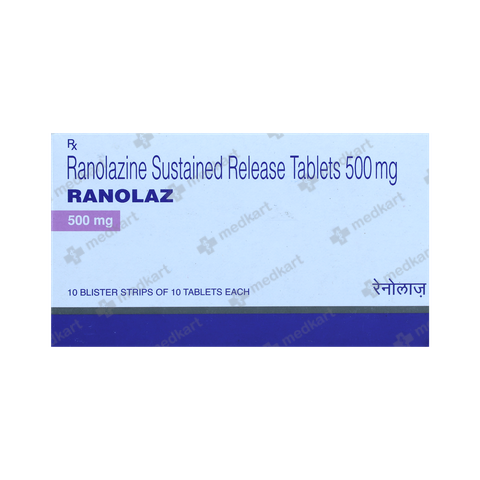 RANOLAZ 500MG TABLET 10'S