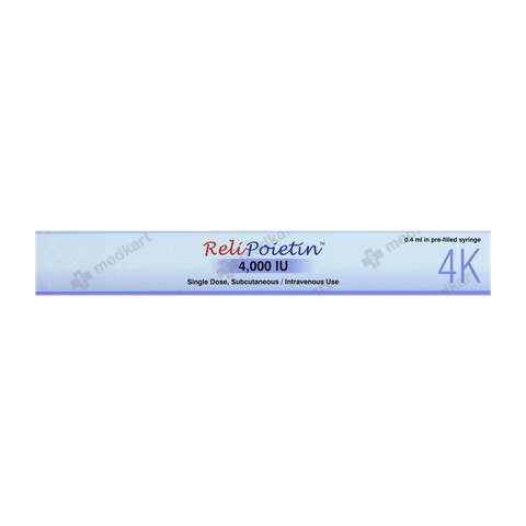 RELIPOIETIN 4000IU INJECTION