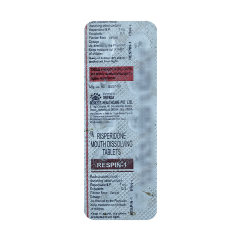 RESPIN 1MG TABLET 10'S