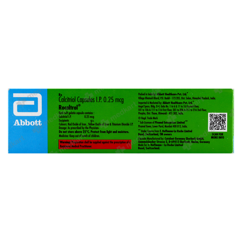 ROCALTROL 0.25MCG CAPSULE 10'S