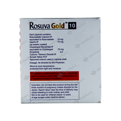 ROSUVA GOLD 10MG CAPSULE 10'S