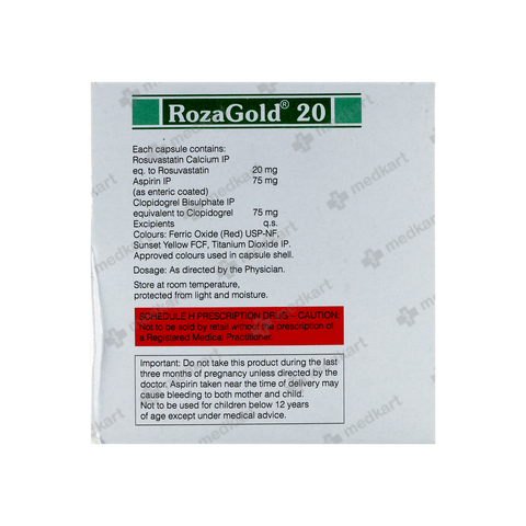 ROZAGOLD 20MG TABLET 10'S