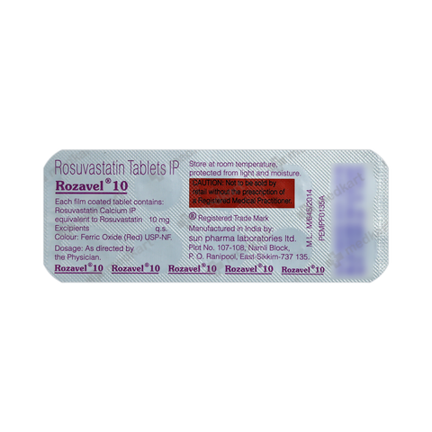 ROZAVEL 10MG TABLET 10'S