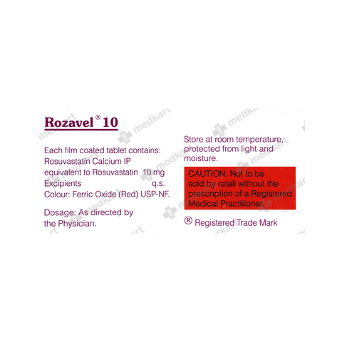 ROZAVEL 10MG TABLET 10'S