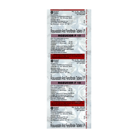 ROZUCOR F 10MG TABLET 10'S