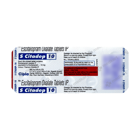 S CITADEP 10MG TABLET 10'S