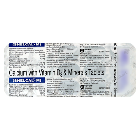 SHELCAL M TABLET 15'S