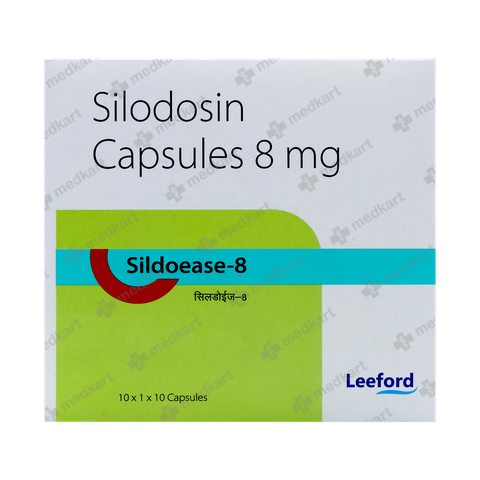 SILDOEASE 8MG TABLET 10'S