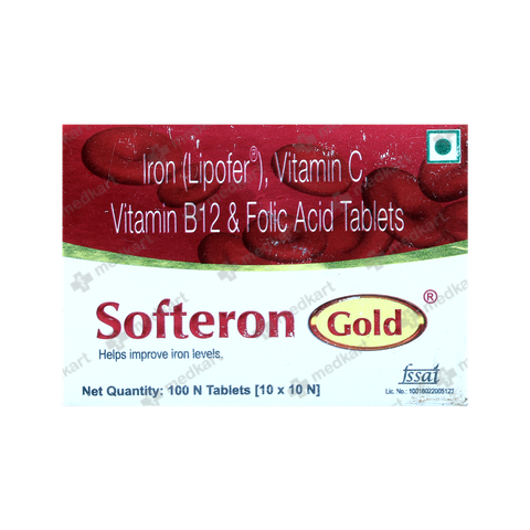 SOFTERON GOLD TABLET 10'S