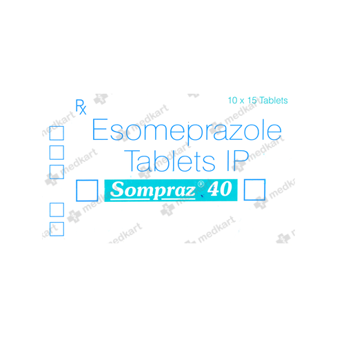 SOMPRAZ 40MG TABLET 15'S