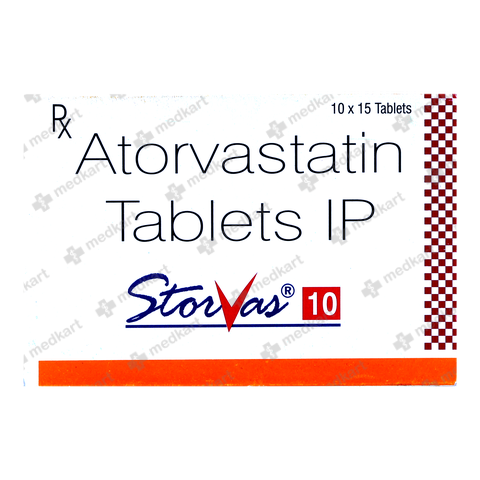 STORVAS 10MG TABLET 15'S