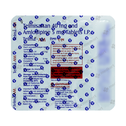 Buy  TELMA AM Online at Medkart
