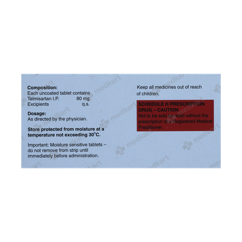 TELMA 80MG TABLET 15'S