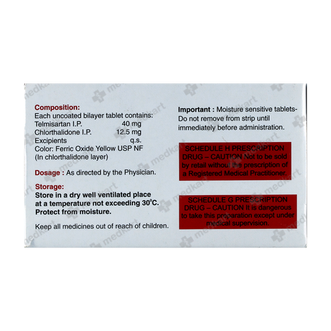 TELMA CT 40/12.5MG TABLET 10'S