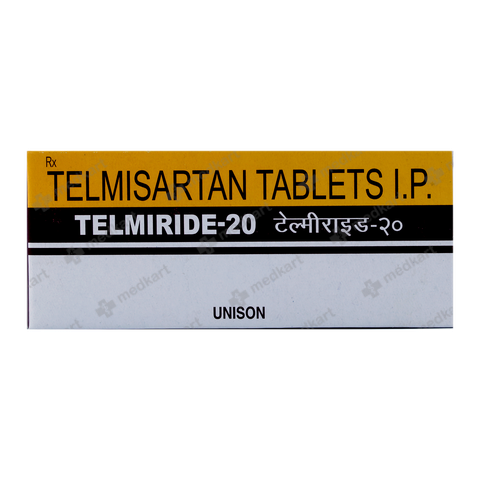 TELMIRIDE 20MG TABLET 10'S