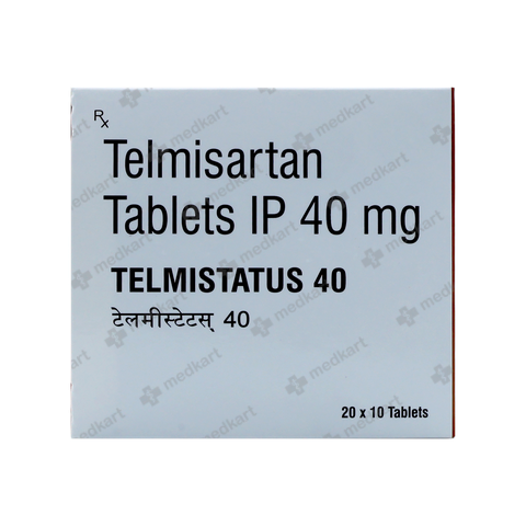 TELMISTATUS 40MG TABLET 10'S