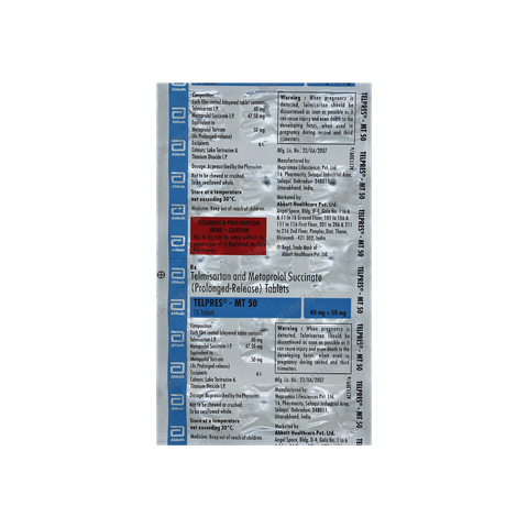  BuyTELPRES MT 50MG TABLET 15'S capsule Online