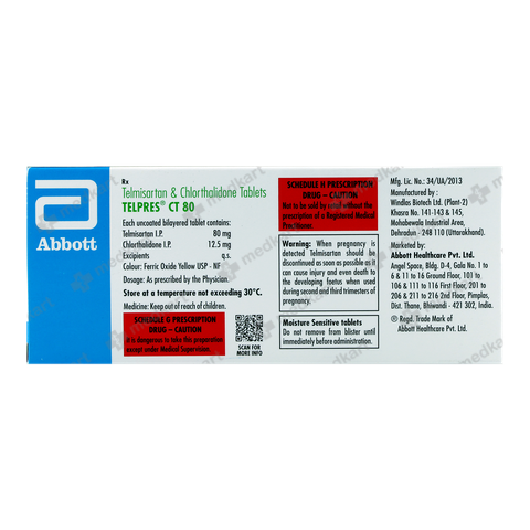 Buy Telpress CT 80 Online at Medkart