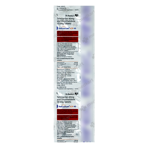 Buy Telsartan CT 40 Online at Medkart