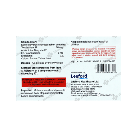 Buy Telvilite AM 80 Online at Medkart