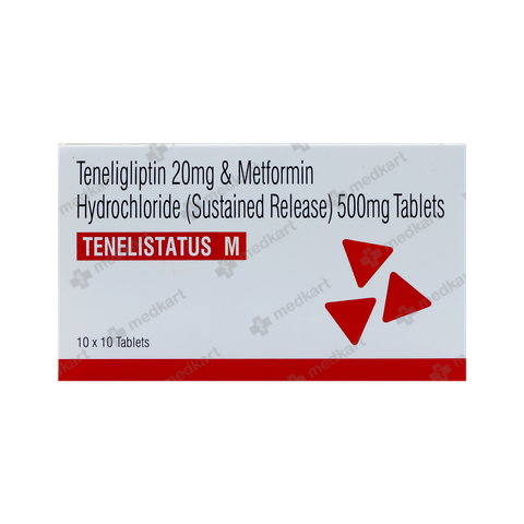 Tenelistatus M 500mg Tablet – Diabetes Control Medicine