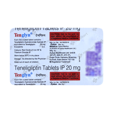 TENGLYN 20MG TABLET 15'S