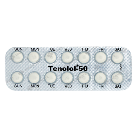 TENOLOL 50MG TABLET 14'S