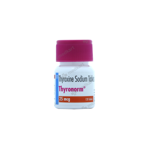 THYRONORM 25MCG TABLET 120'S